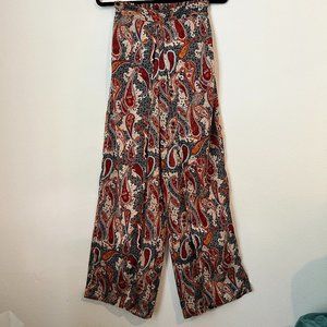 Boho High Waisted Wide Leg Pants